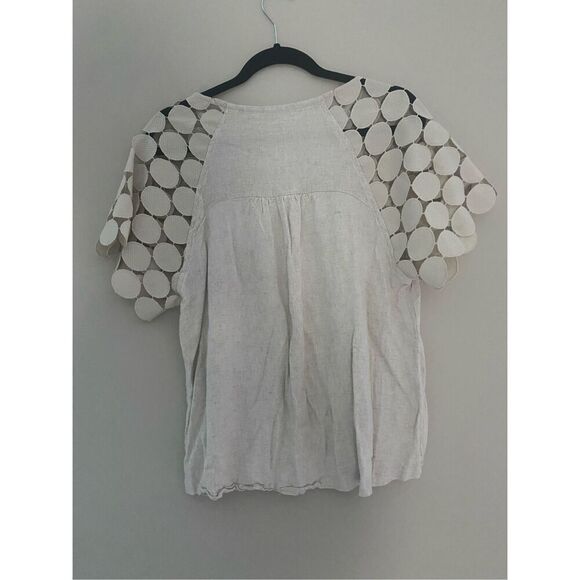 Umgee linen blend woman’s top size large - Picture 2 of 9